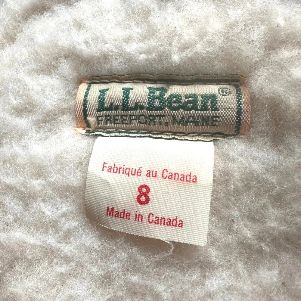 Vintage LL Bean Blondo Brown Leather Shearling Lined Winter Boots Women 8 Canada